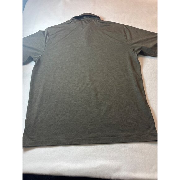 Nike Golf Heritage Palms Polo Shirt Mens L Heather Gray Polyester - Picture 11 of 13